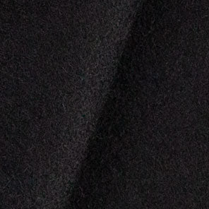 100% Wool Coating - Black Melton – Eureka Fabrics